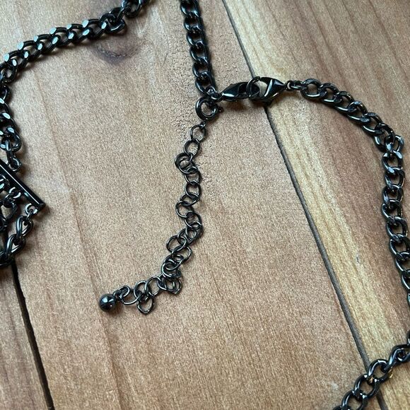 Premier Designs Hematite Statement Necklace - Picture 4 of 4